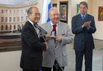 Inauguration of Exhibition of Works of Zurab Tsereteli at UNESCO Headquarters in honor of the 250th Anniversary of the Russian Academy of Arts